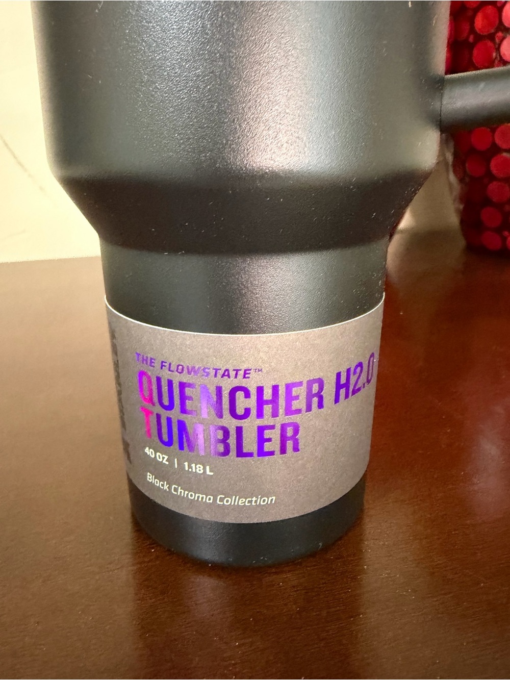 SOLD Stanley Black Chroma Collection 40 oz Quencher H2.0 Tumbler with Flowstate - Picture 3 of 17